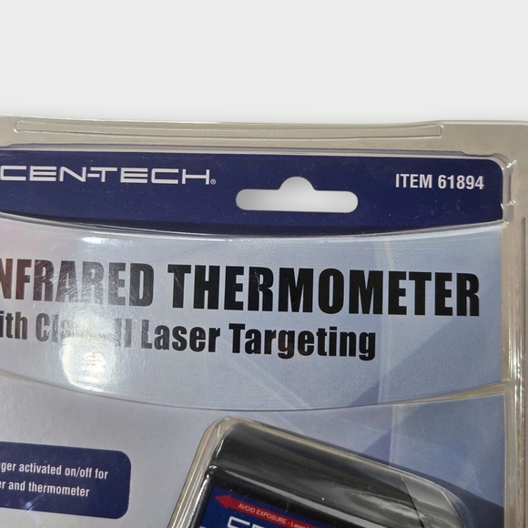 Centech Infrared Thermometer with Laser Targeting Non-contact Rreading - Picture 5 of 5